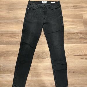 Frame Le High Skinny Sz 30 Black